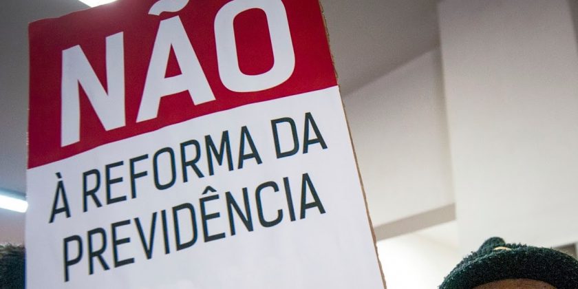 Ato contra a Reforma da Previdência